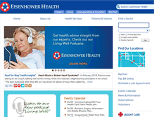 Tablet Screenshot of eisenhowerhealth.org